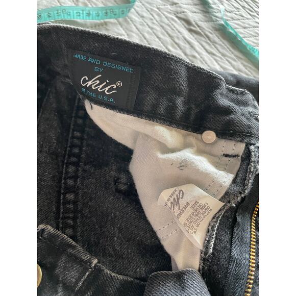 Vintage Chic Black Ankle Jeans Size 0 - Picture 8 of 15